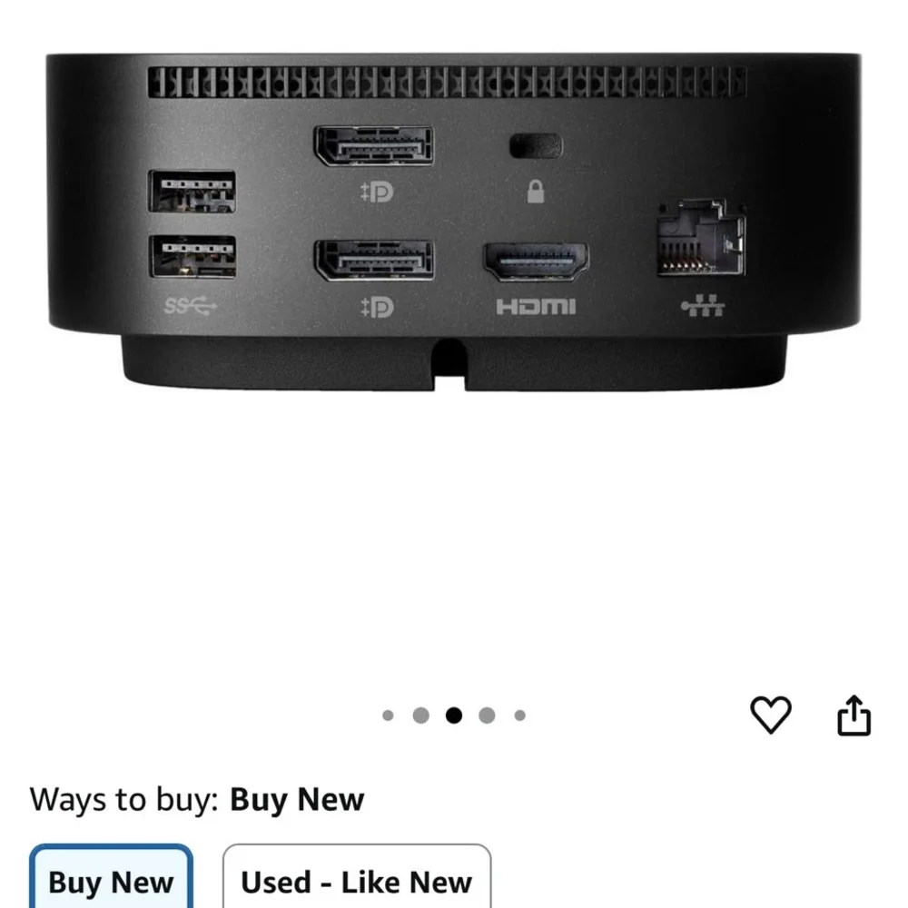 HP Black Media Streaming Device with Power Adapter